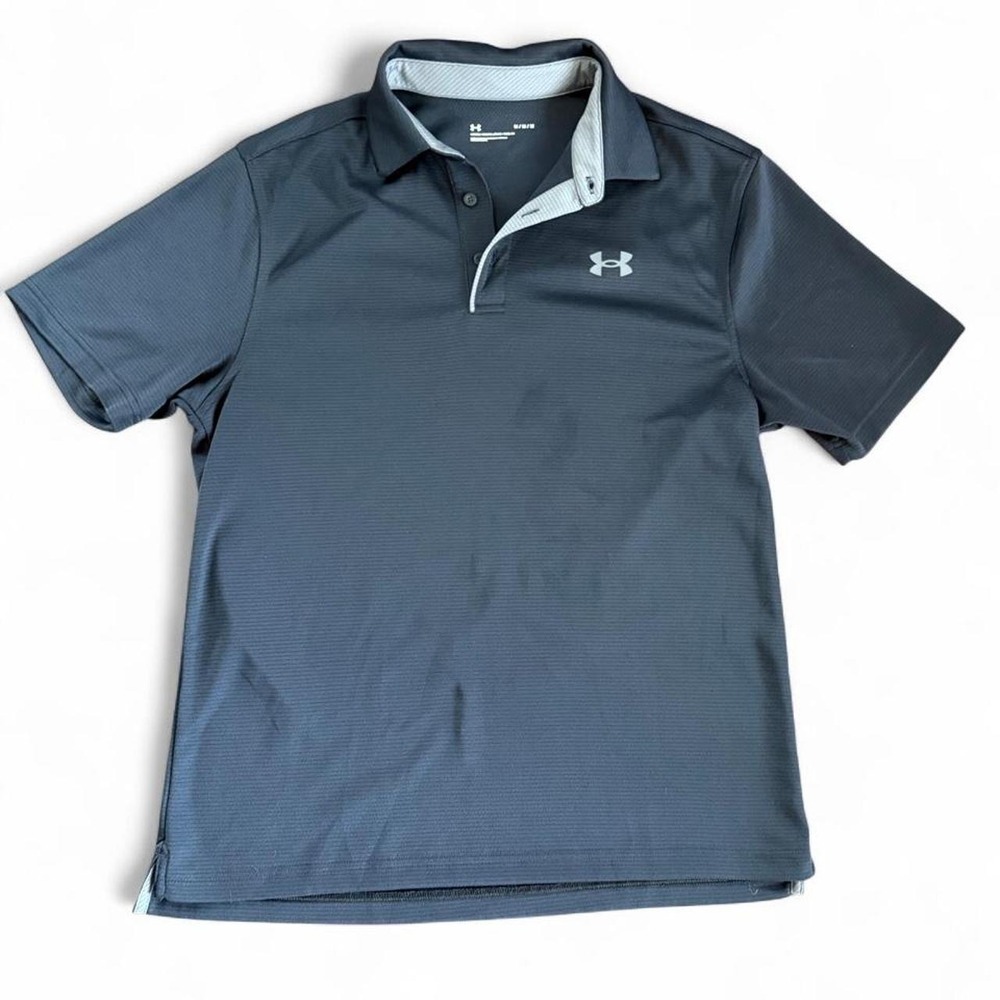 Under Armour Loose Black Polo Shirt